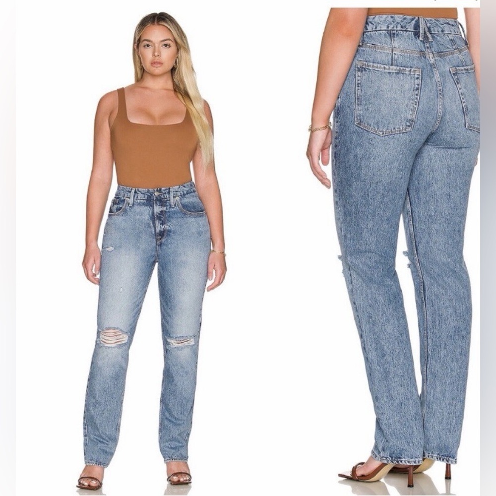 EUC Good American Good 90s jeans